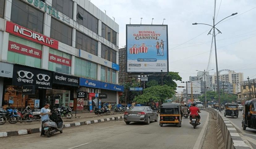 Bail Bazar Circle Dominos Facing Shivaji Chowk Billboard 2