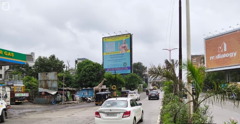 Kalyan Bhiwandi Road - Mahanagar Gas Near Kongao Toll Plaza Facing Bhiwandi Billboard 3