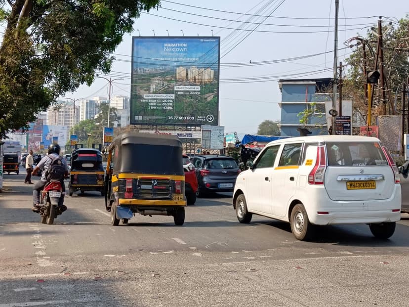 Near Kokan King Hotel Marathon Project Entrance Facing Kalyan Billboard 3