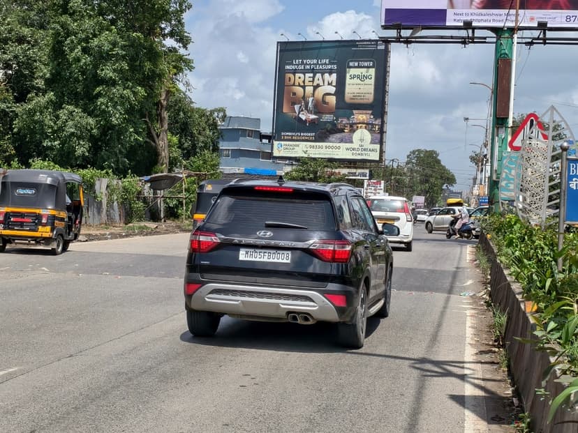 Near Kokan King Hotel Marathon Project Entrance Facing Vashi Billboard 1