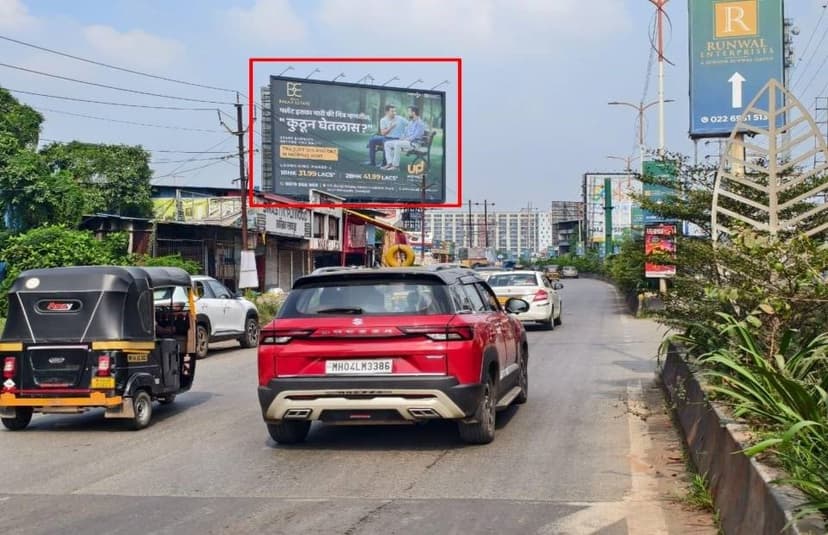Opposite HP Petrol Pump, Near Katai Naka Facing Vashi Billboard 1