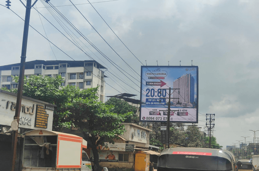 Opposite Sai Baba Mandir Sonarpada Facing Kalyan Billboard 3